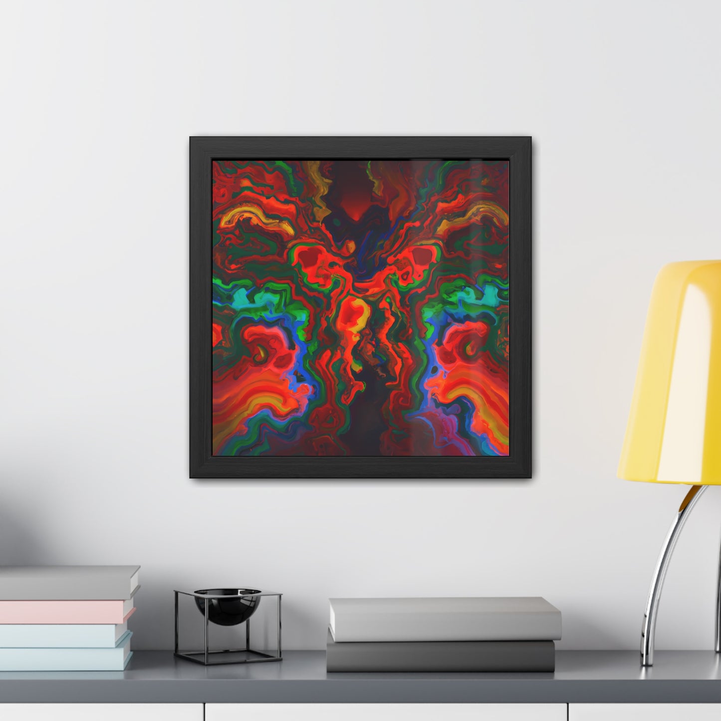 Fabstract 96 - on Framed Print