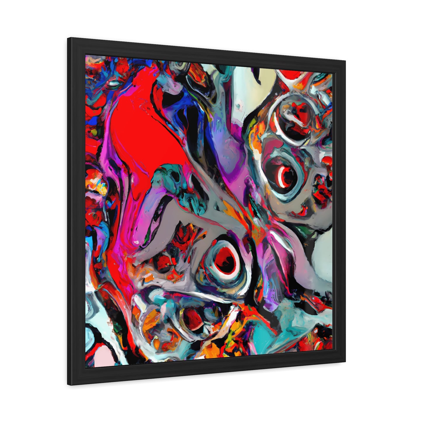 Fabstract 118 - on Framed Print