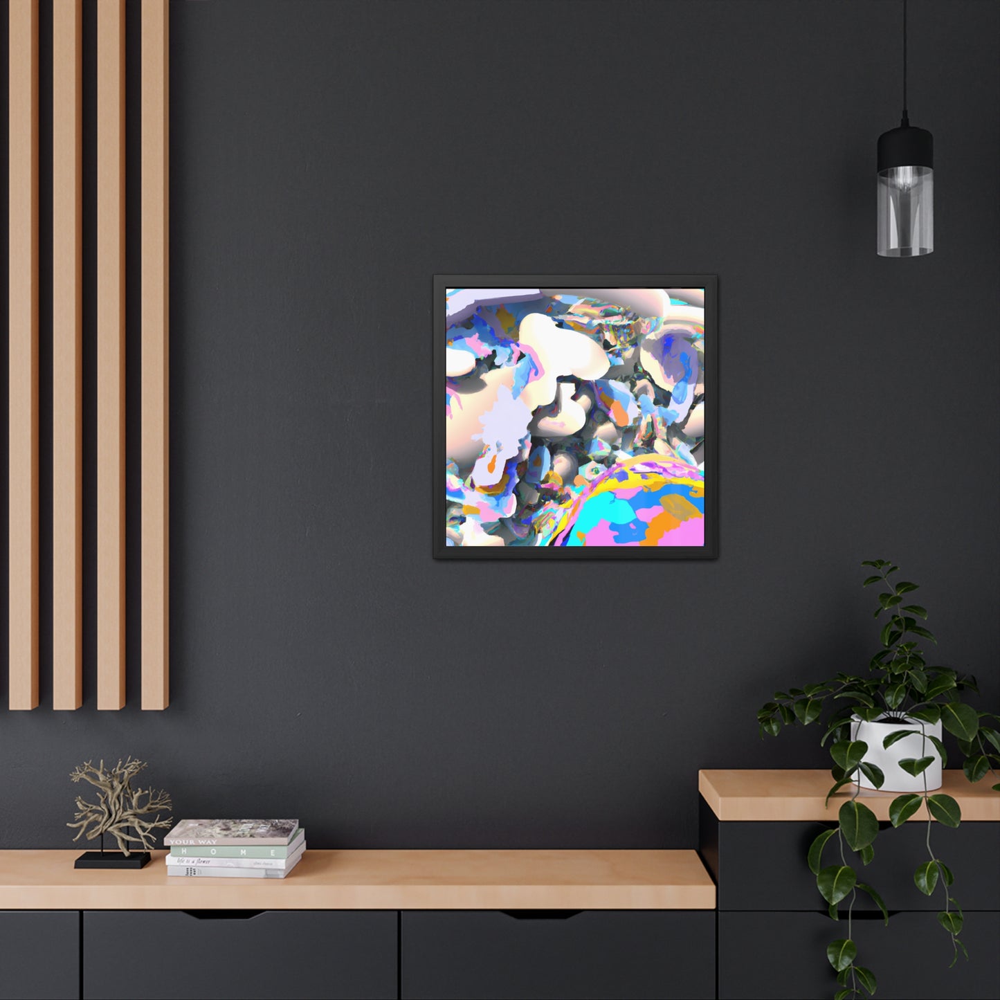 Neon Nexus 6 - on Framed Print