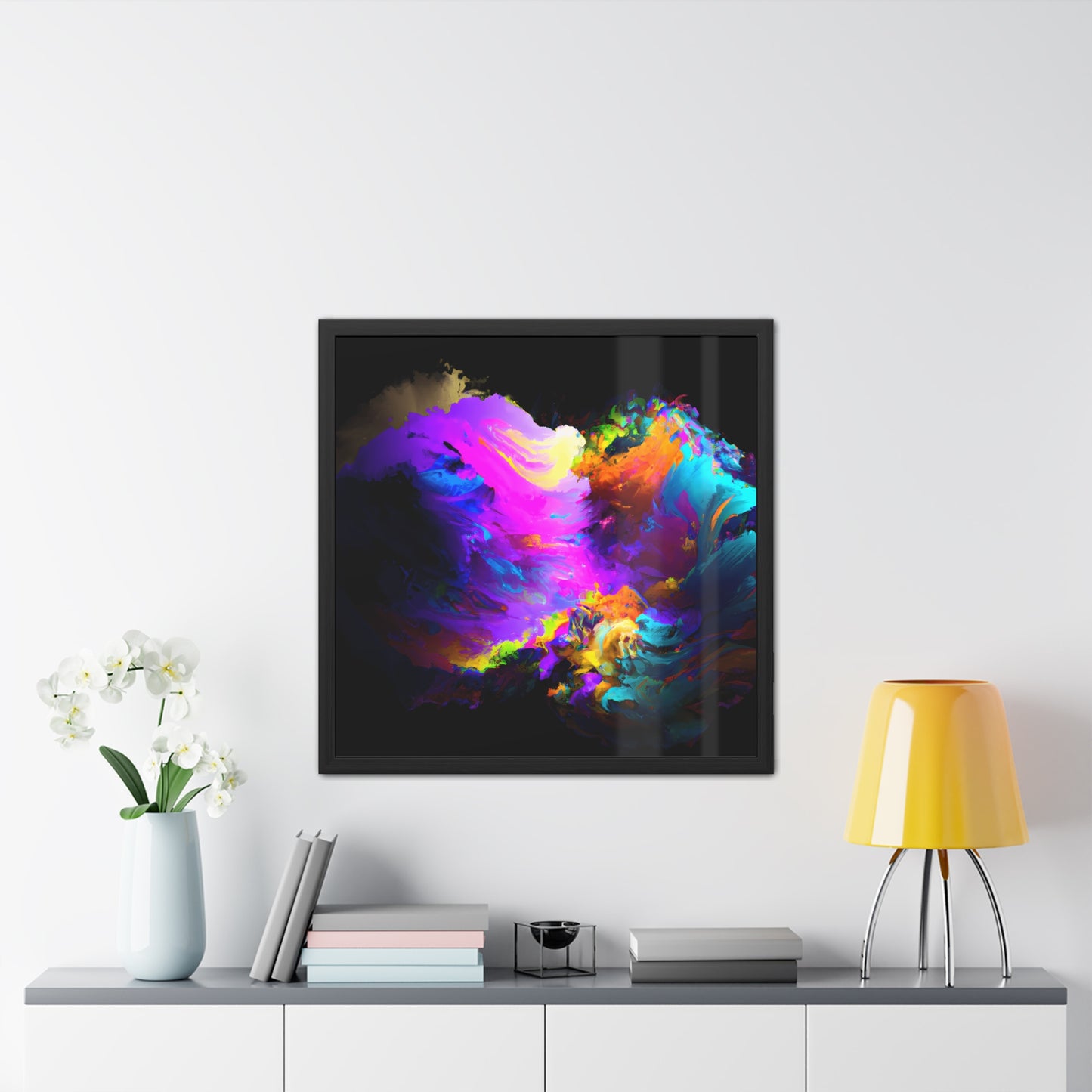 Fabstract 18 - on Framed Print