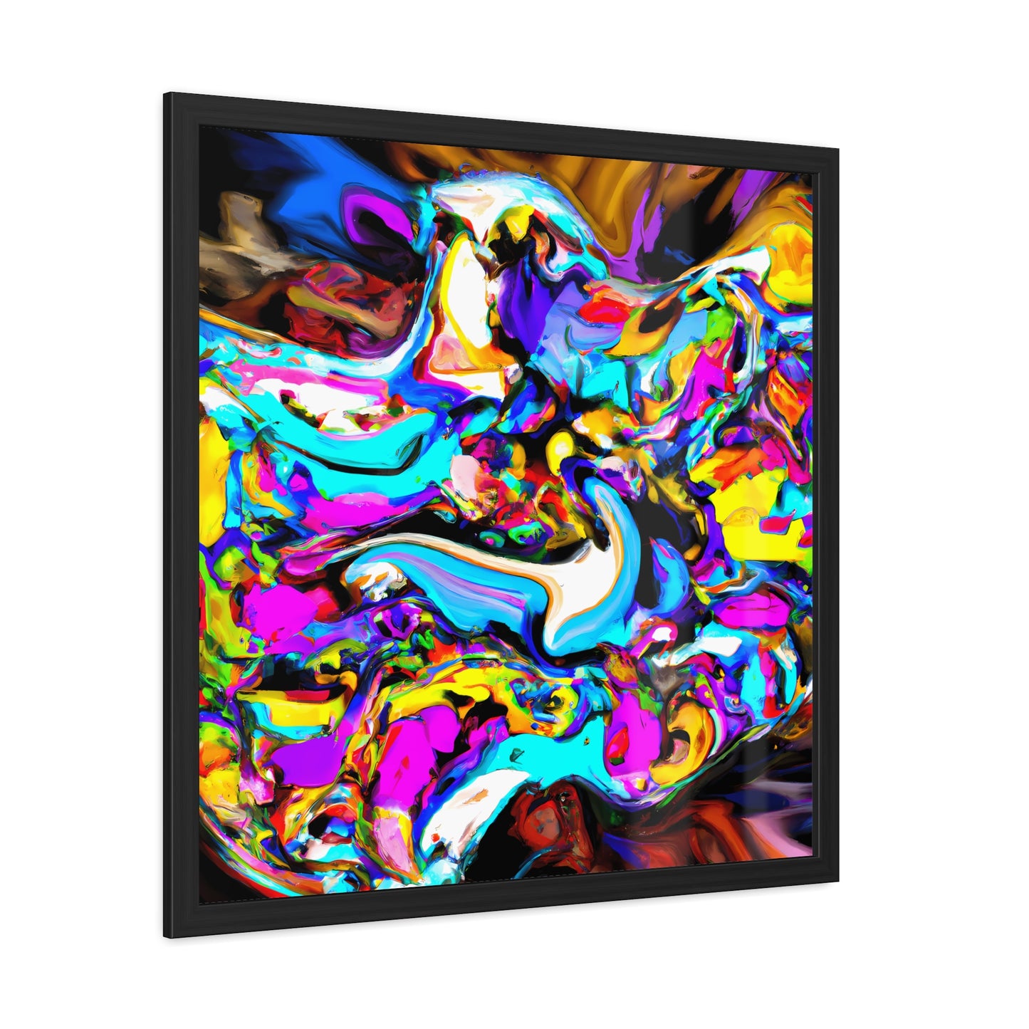 Fabstract 119 - on Framed Print