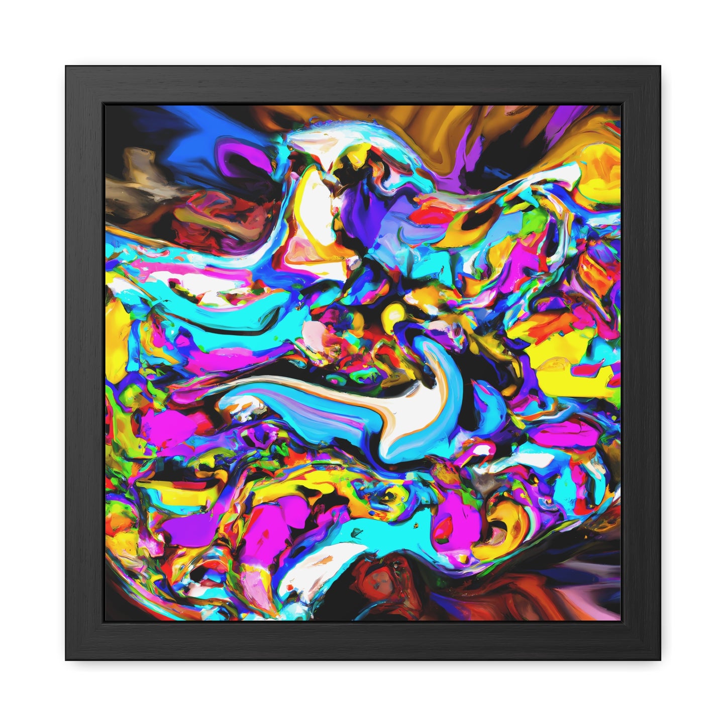 Fabstract 119 - on Framed Print