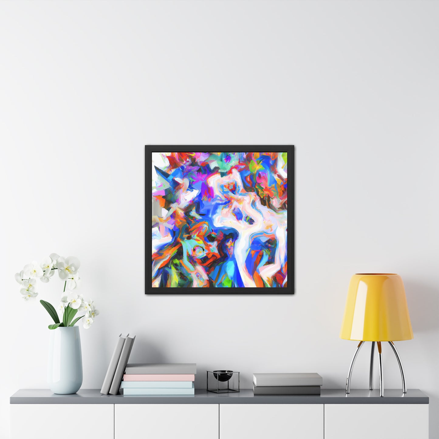 Fabstract 97 - on Framed Print