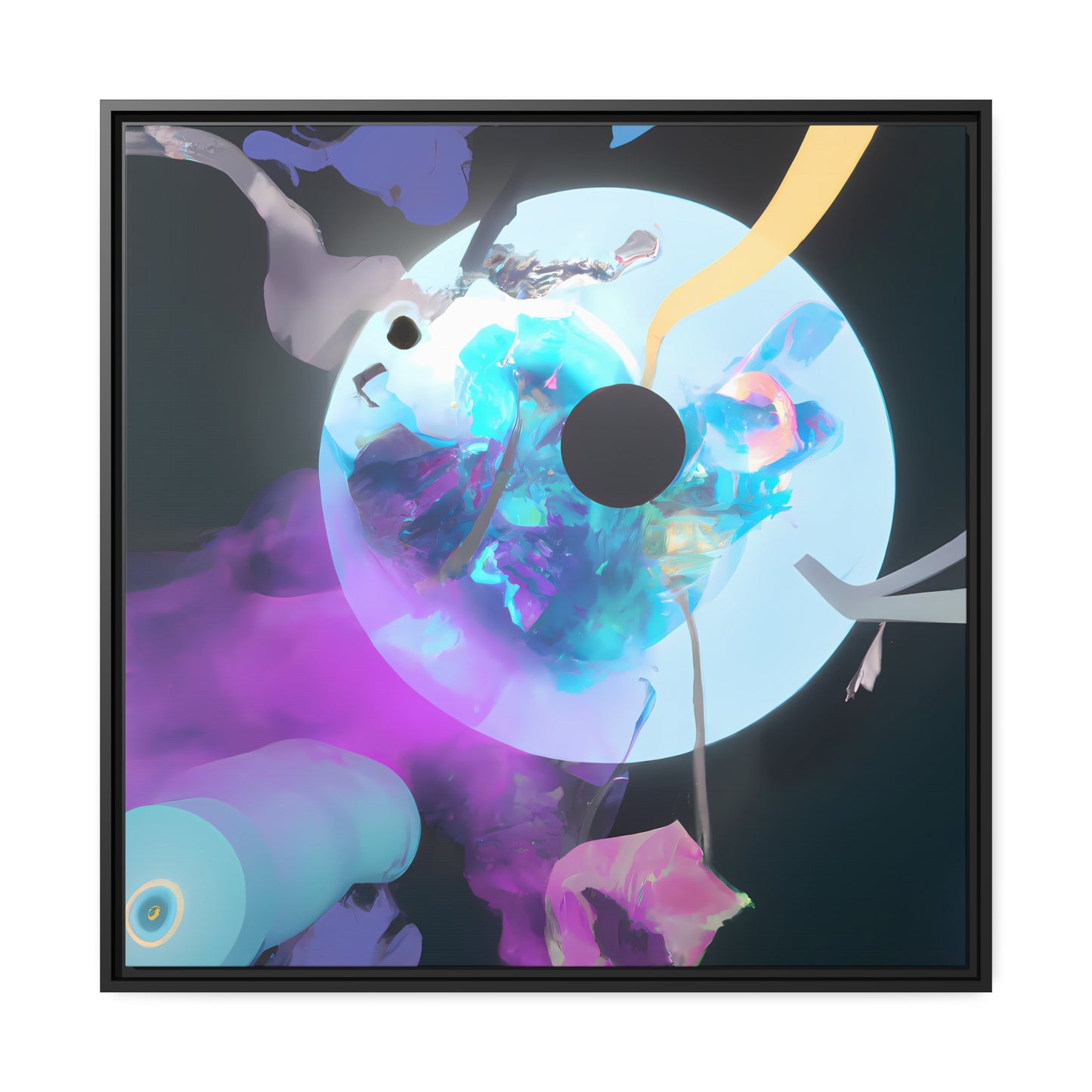 Neon Nexus 5 - on Framed Canvas