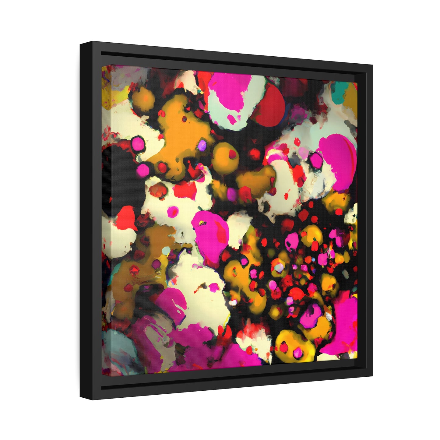 Fabstract 60 - on Framed Canvas