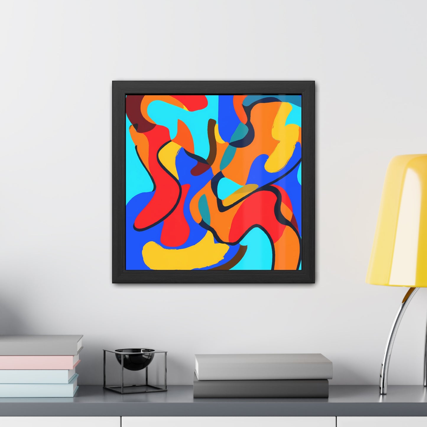 Fabstract 6 - on Framed Print