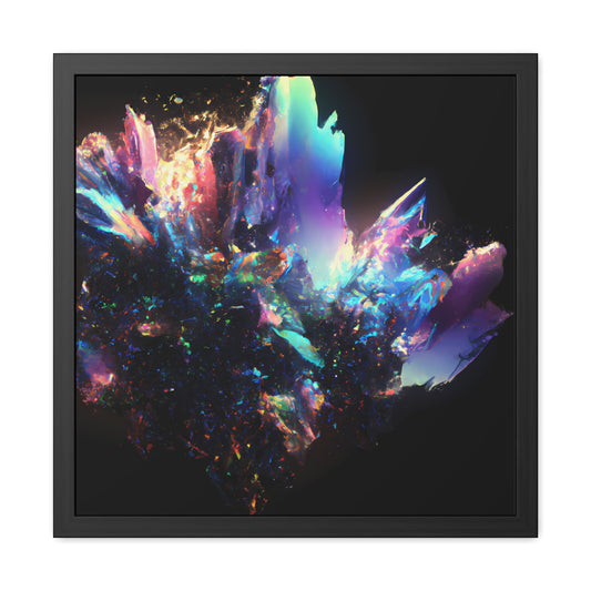 Neon Nexus 12 - on Framed Print