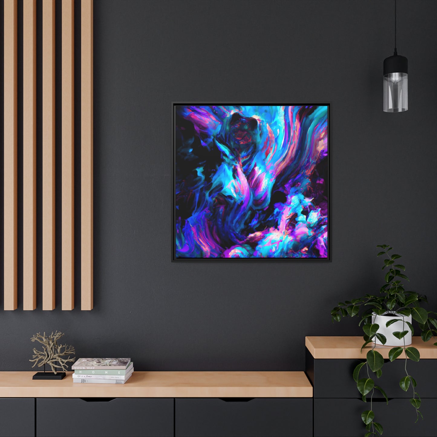 Quantum Euphoria 12 - on Framed Canvas