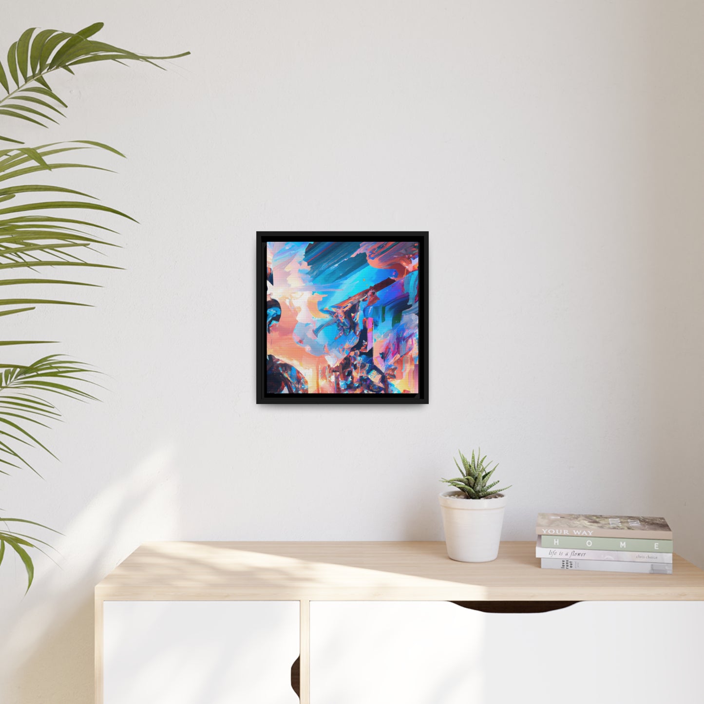 Temporal Flux 1 - on Framed Canvas