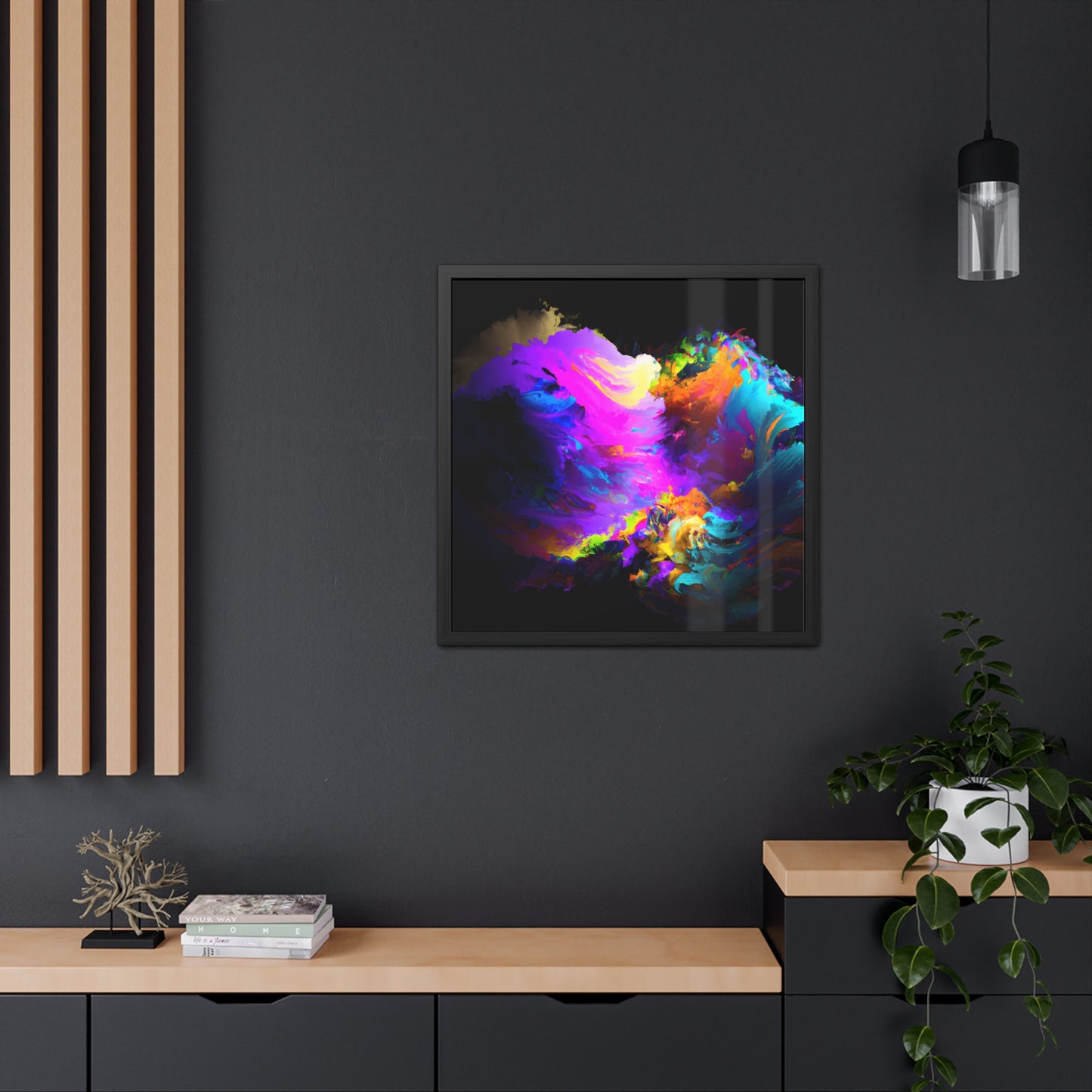 Fabstract 18 - on Framed Print