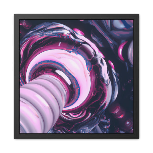 Temporal Flux 10 - on Framed Print