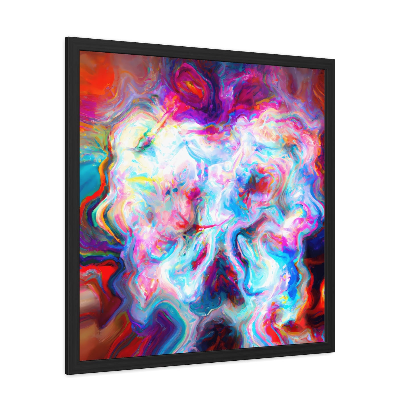 Fabstract 105 - on Framed Print