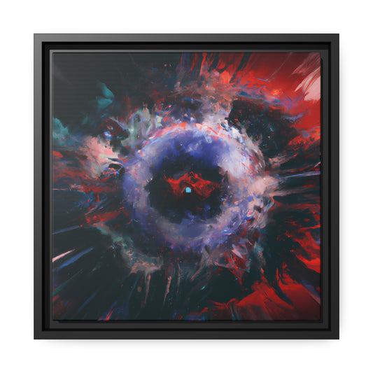 Fabstract 86 - on Framed Canvas