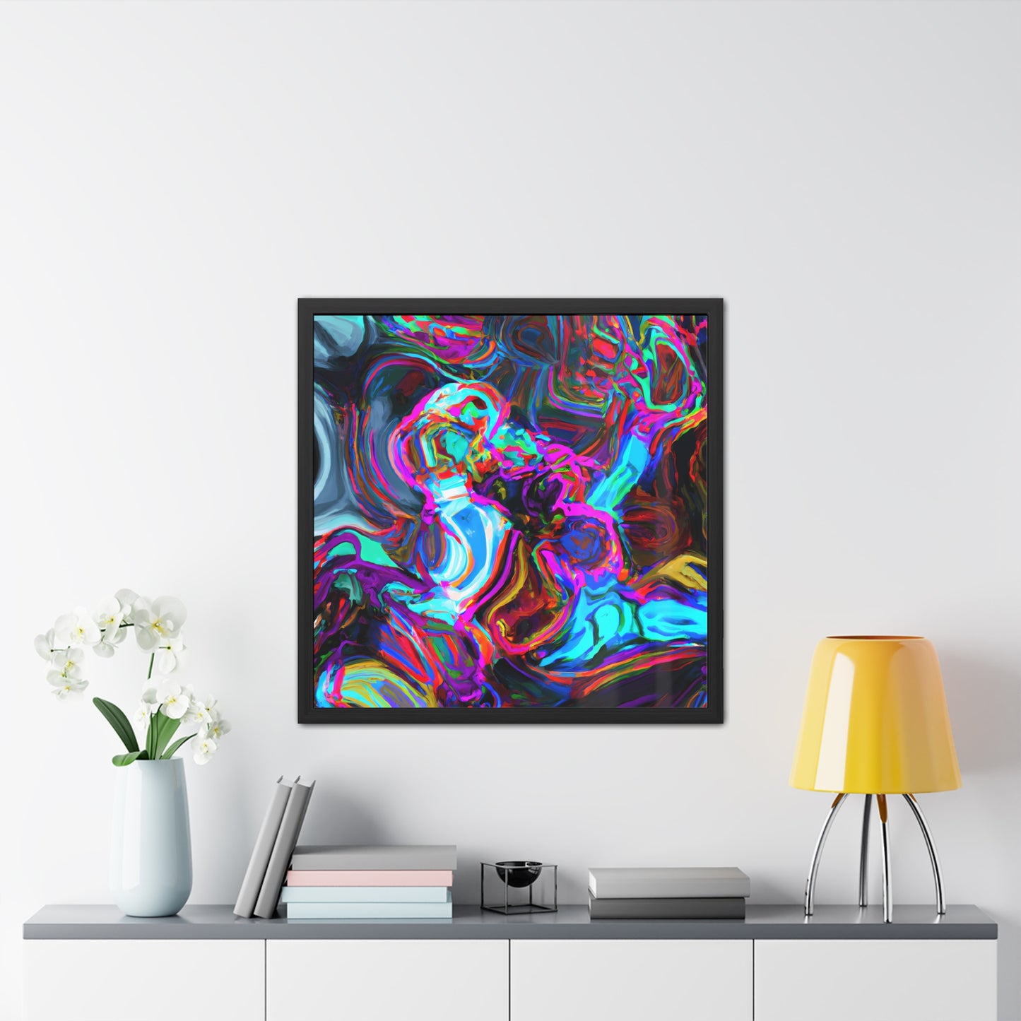 Fabstract 99 - on Framed Print