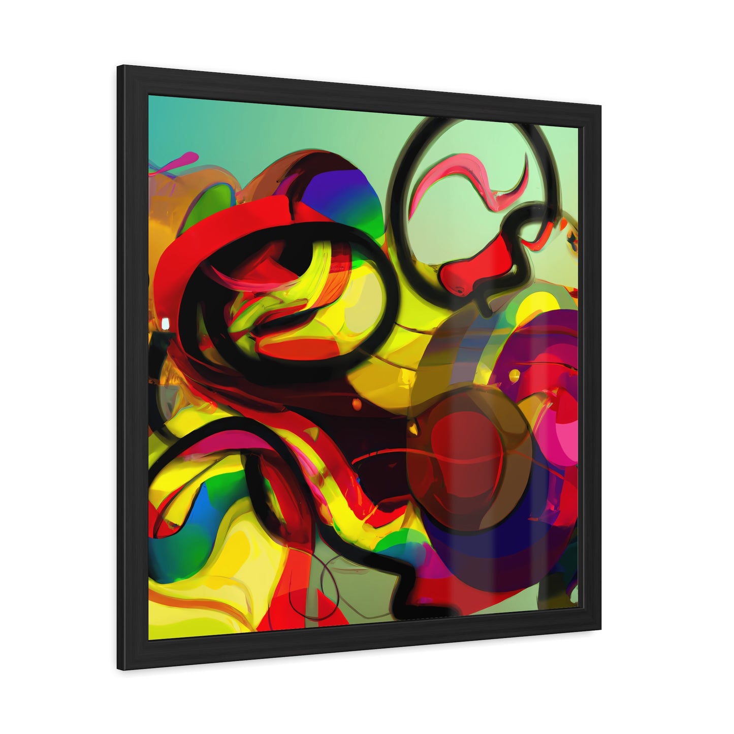 Fabstract 31 - on Framed Print