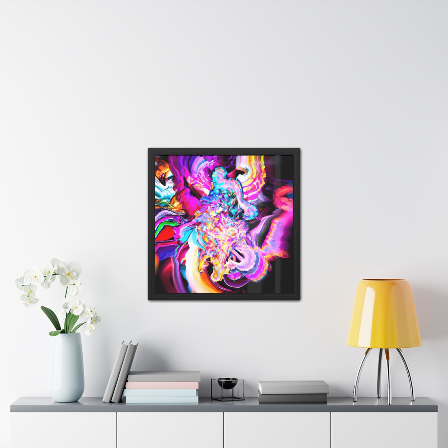 Fabstract 121 - on Framed Print