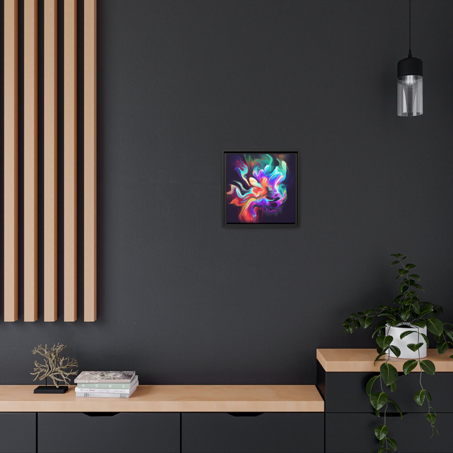 Quantum Euphoria 1 - on Framed Canvas