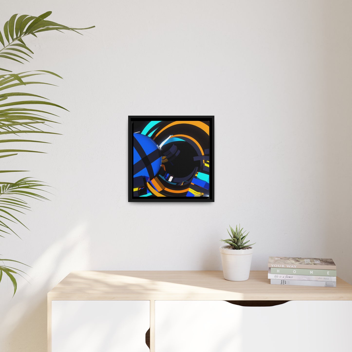 Temporal Flux 11 - on Framed Canvas