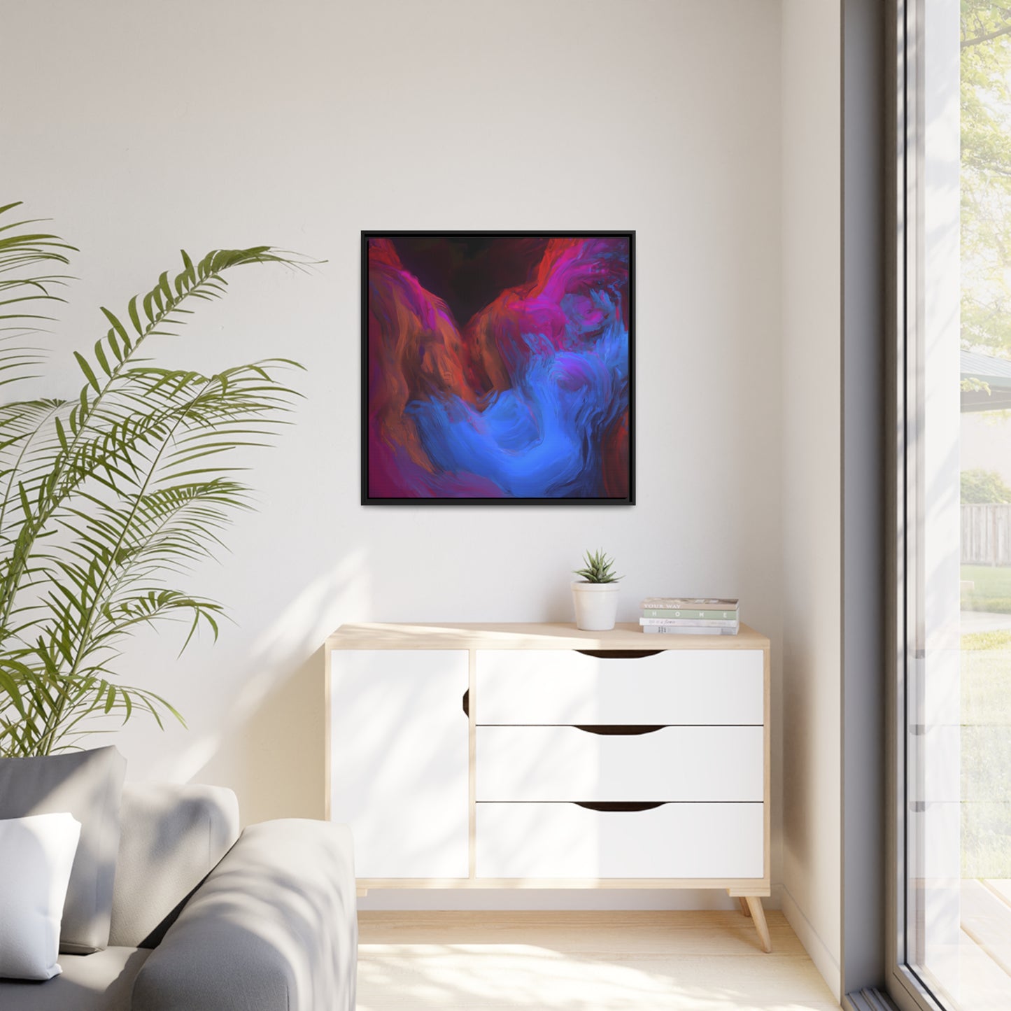 Quantum Euphoria 8 - on Framed Canvas