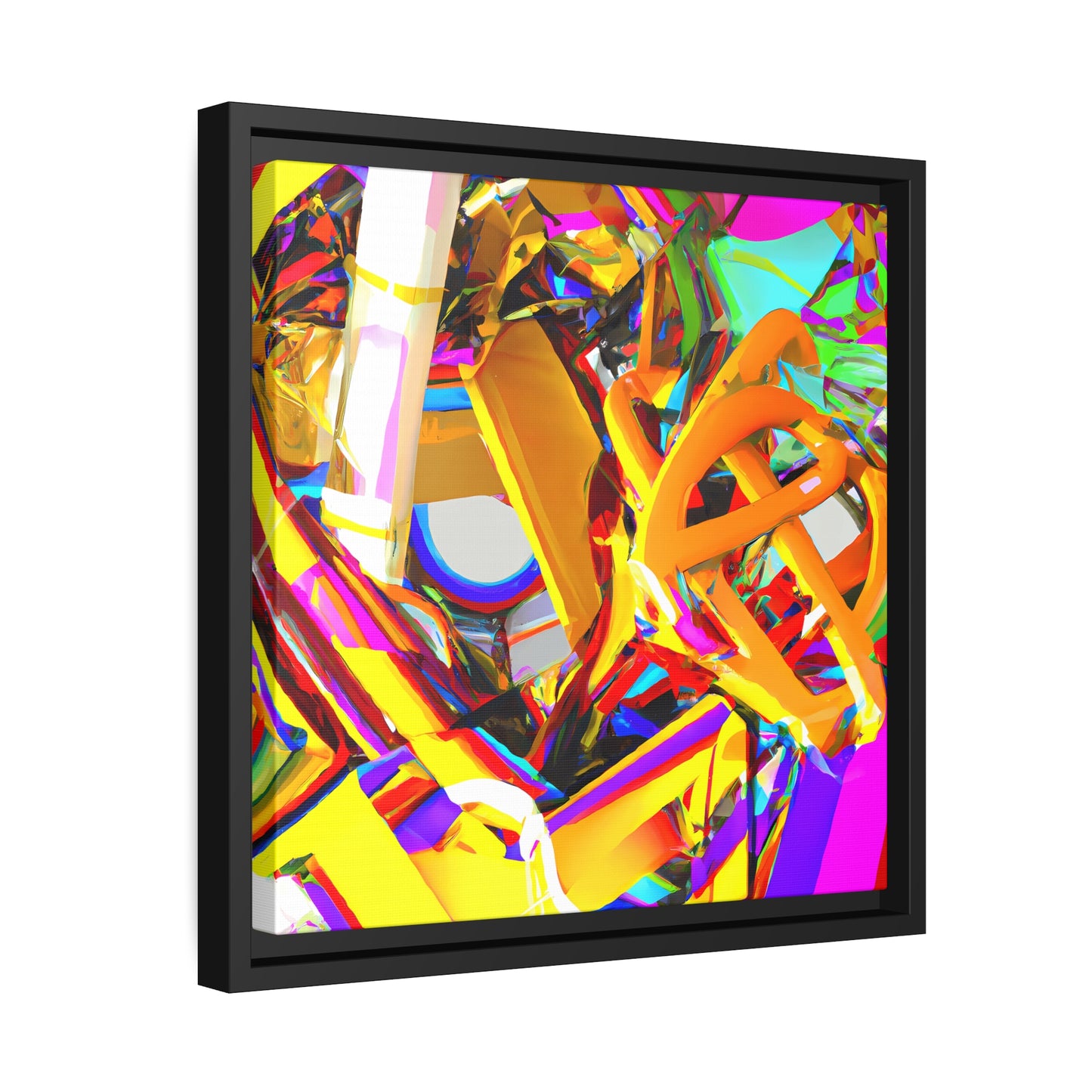 Future Graffiti 26 - on Framed Canvas