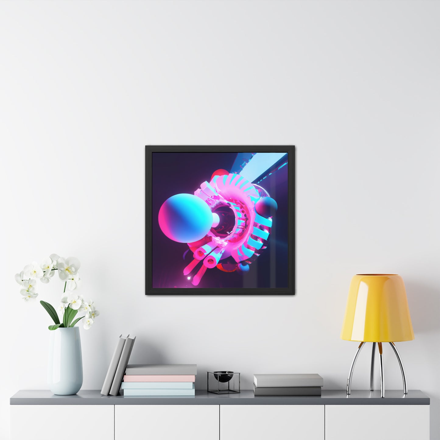 Temporal Flux 5 - on Framed Print