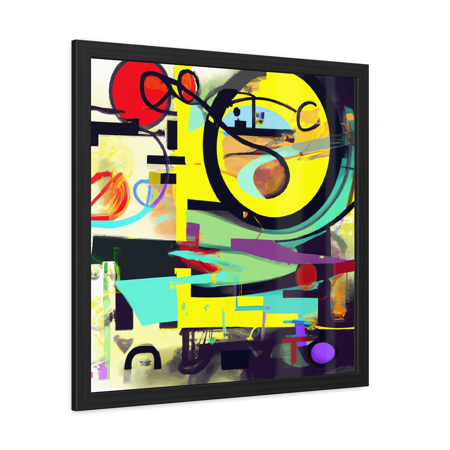 Fabstract 25 - on Framed Print