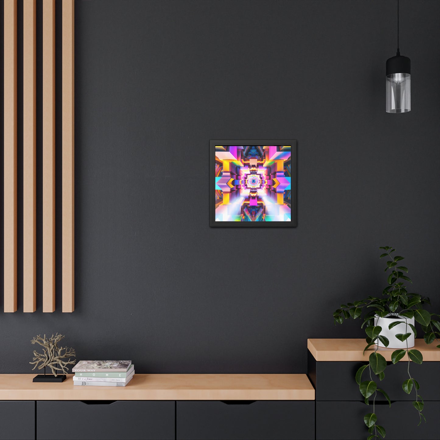 Temporal Flux 1 - on Framed Print