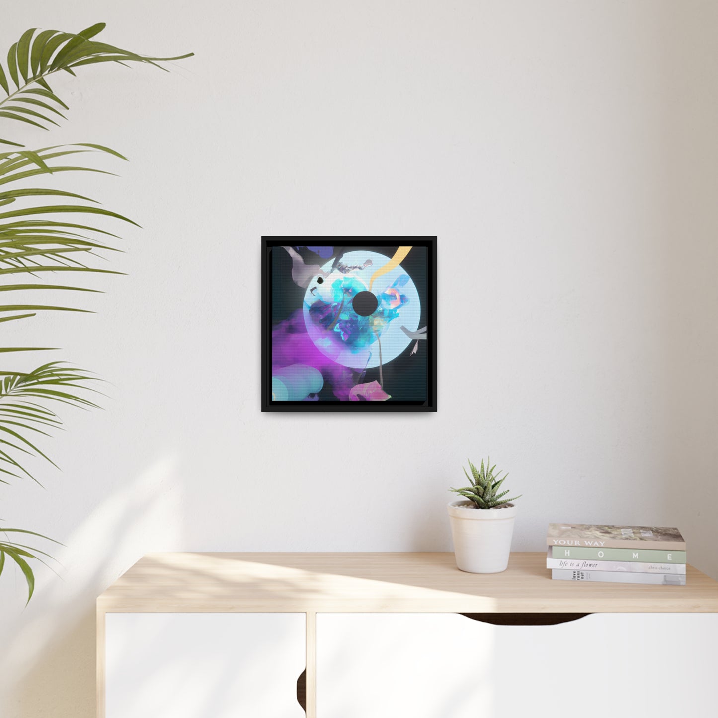 Neon Nexus 5 - on Framed Canvas