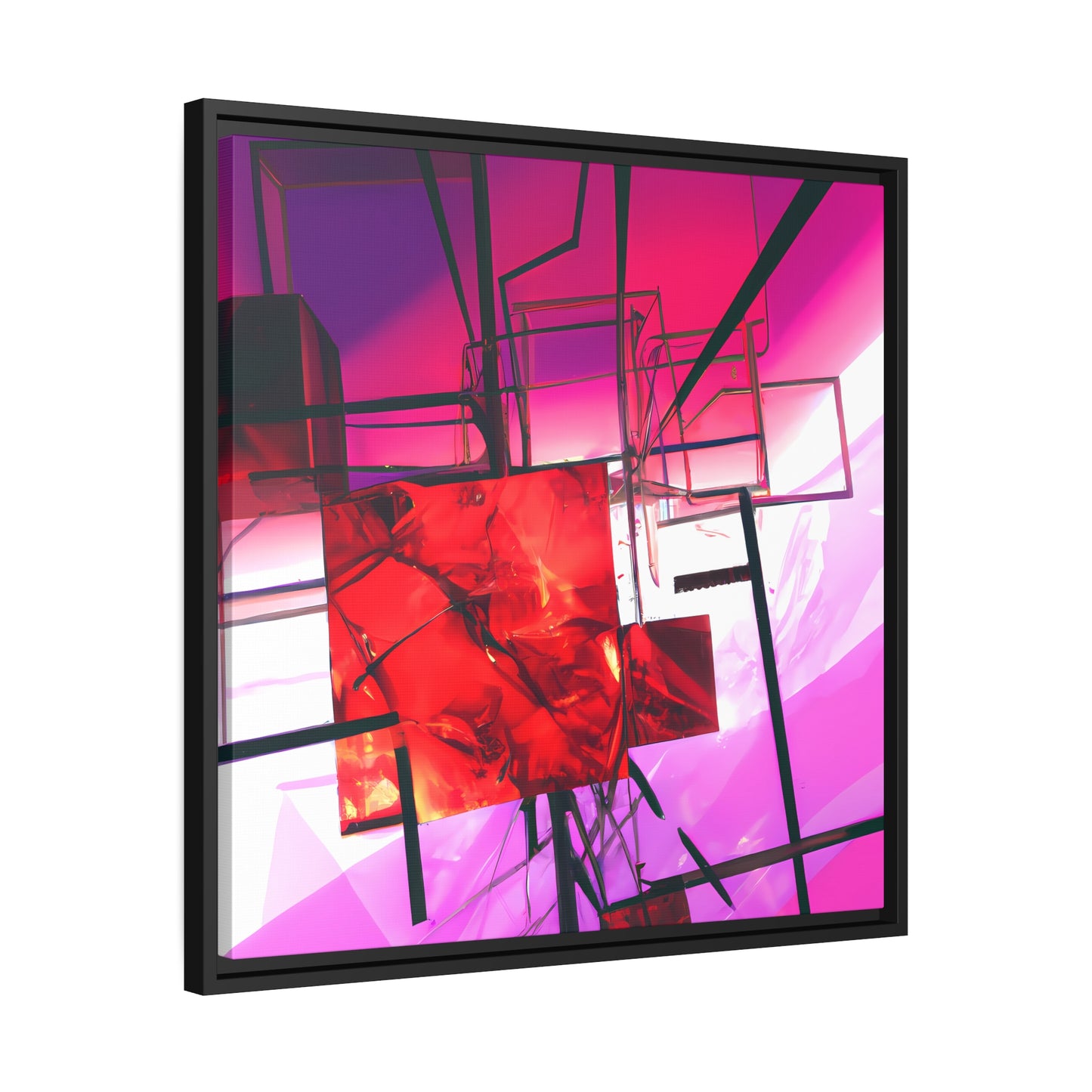 Temporal Flux 8 - on Framed Canvas