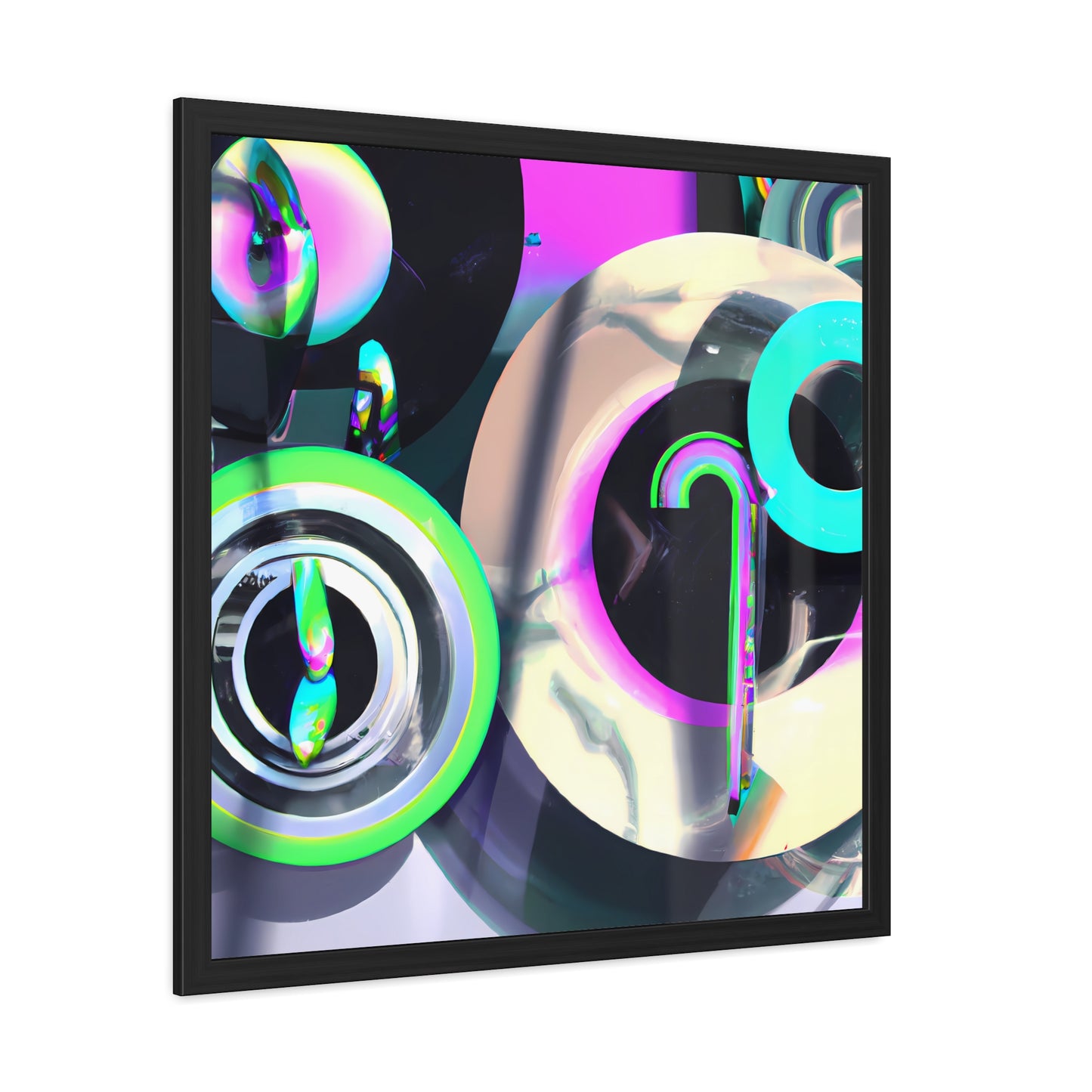 Neon Nexus 7 - on Framed Print