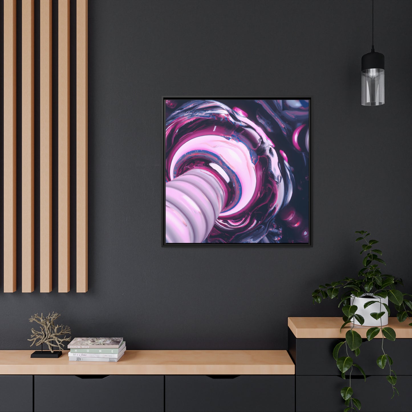 Temporal Flux 15 - on Framed Canvas