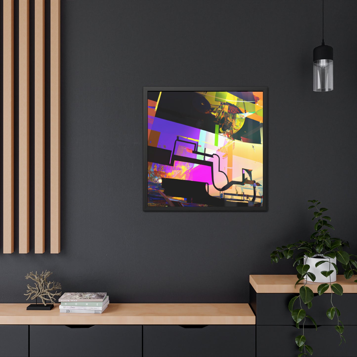 Future Graffiti 5 - on Framed Print