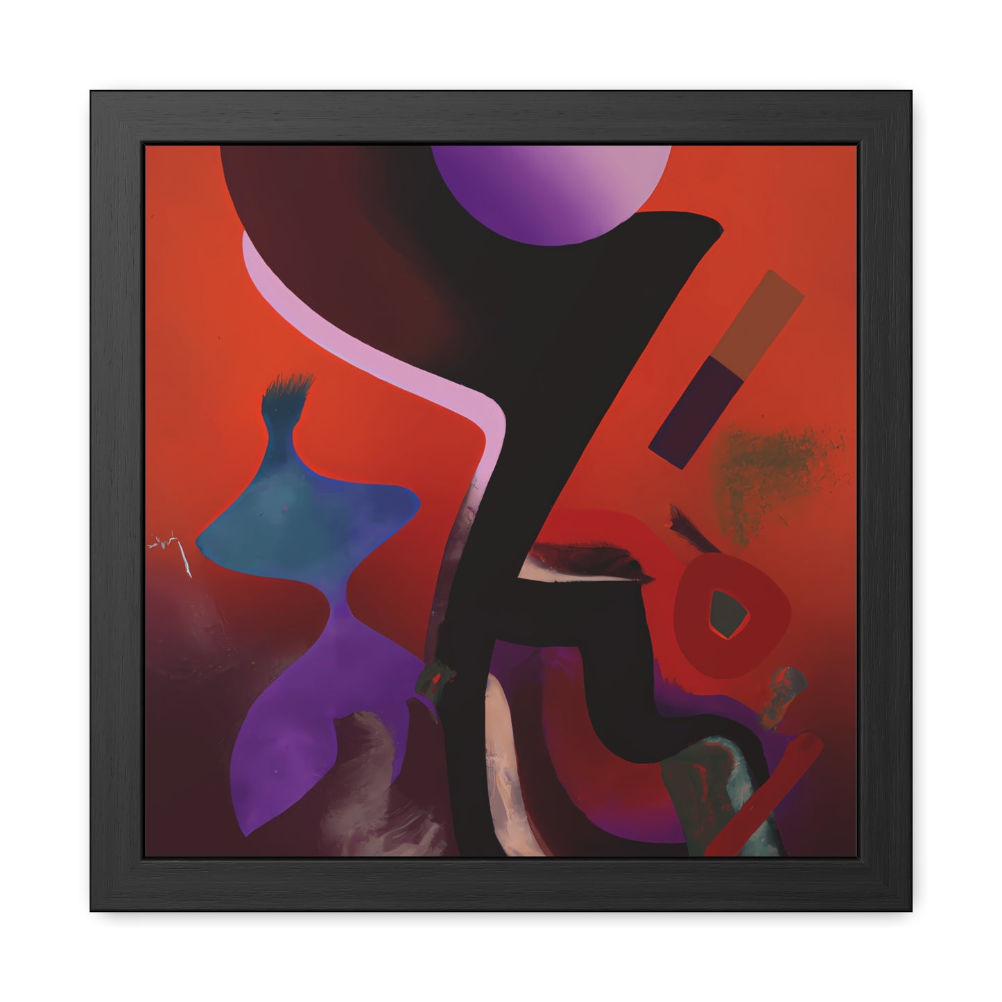 Fabstract 16 - on Framed Print