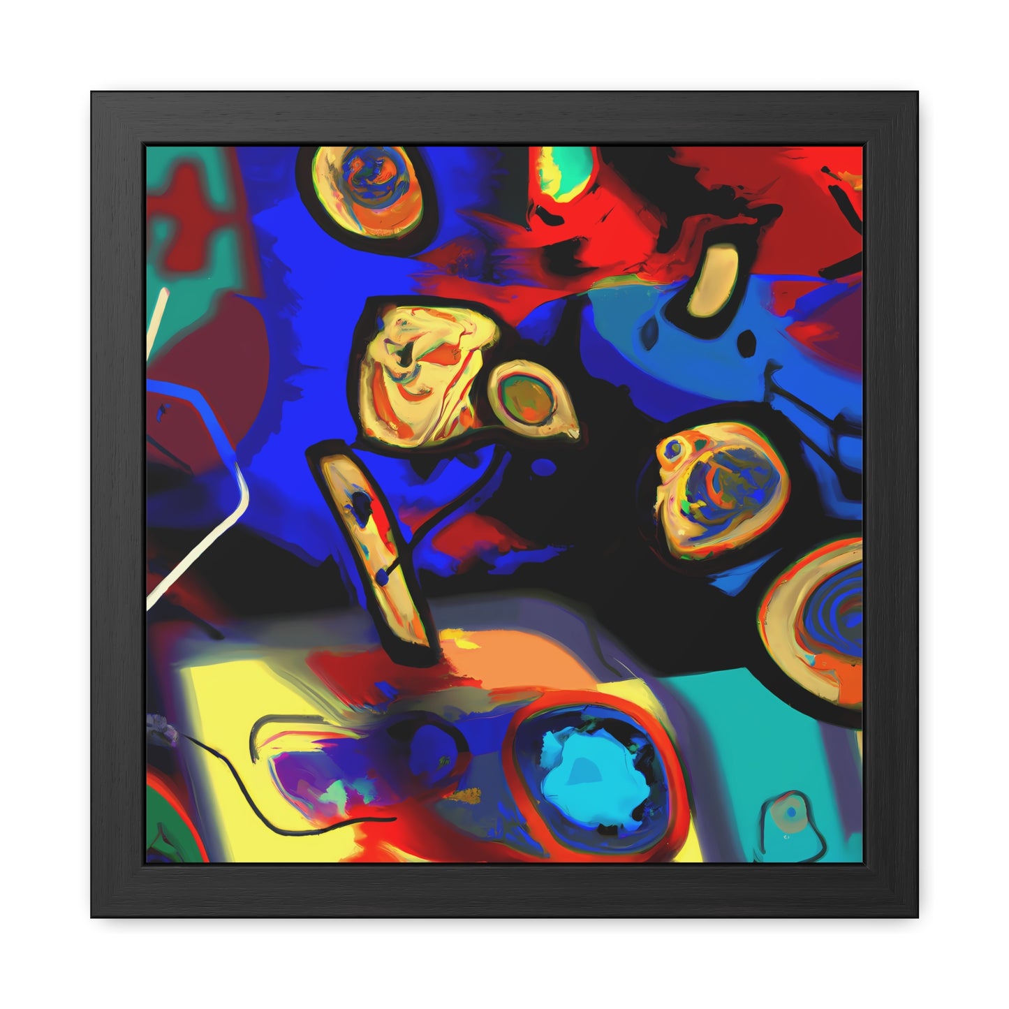 Fabstract 28 - on Framed Print