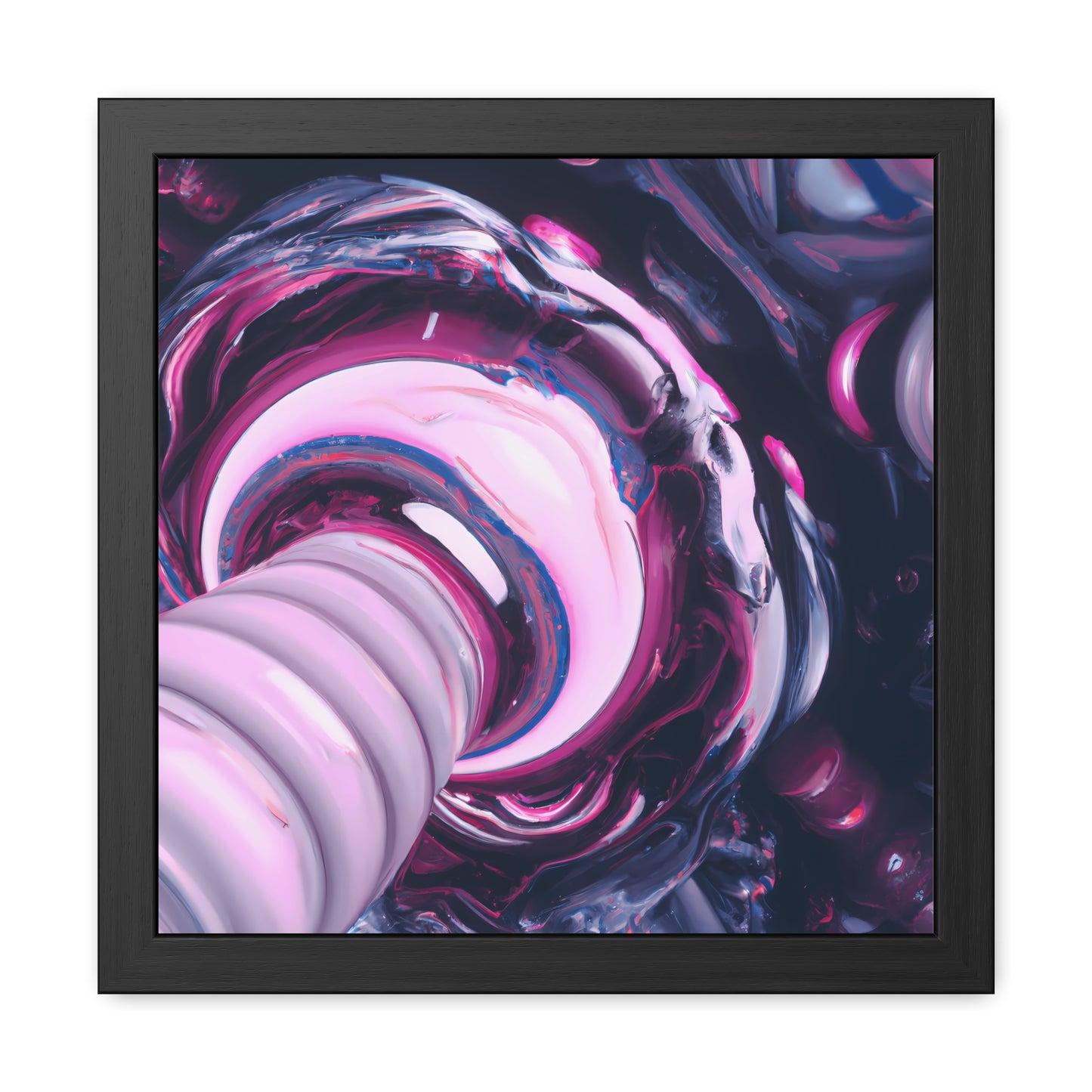 Temporal Flux 10 - on Framed Print