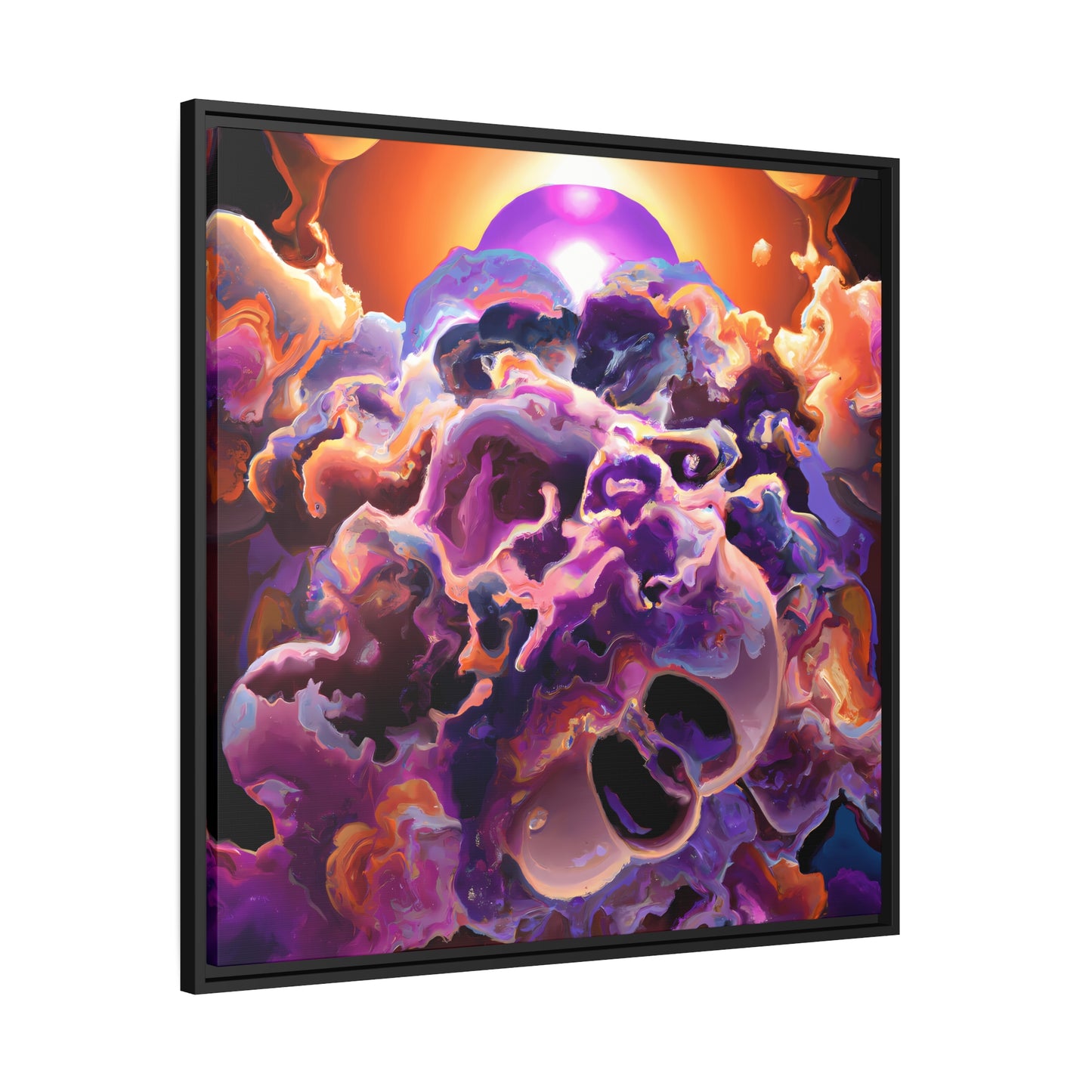 Temporal Flux 5 - on Framed Canvas