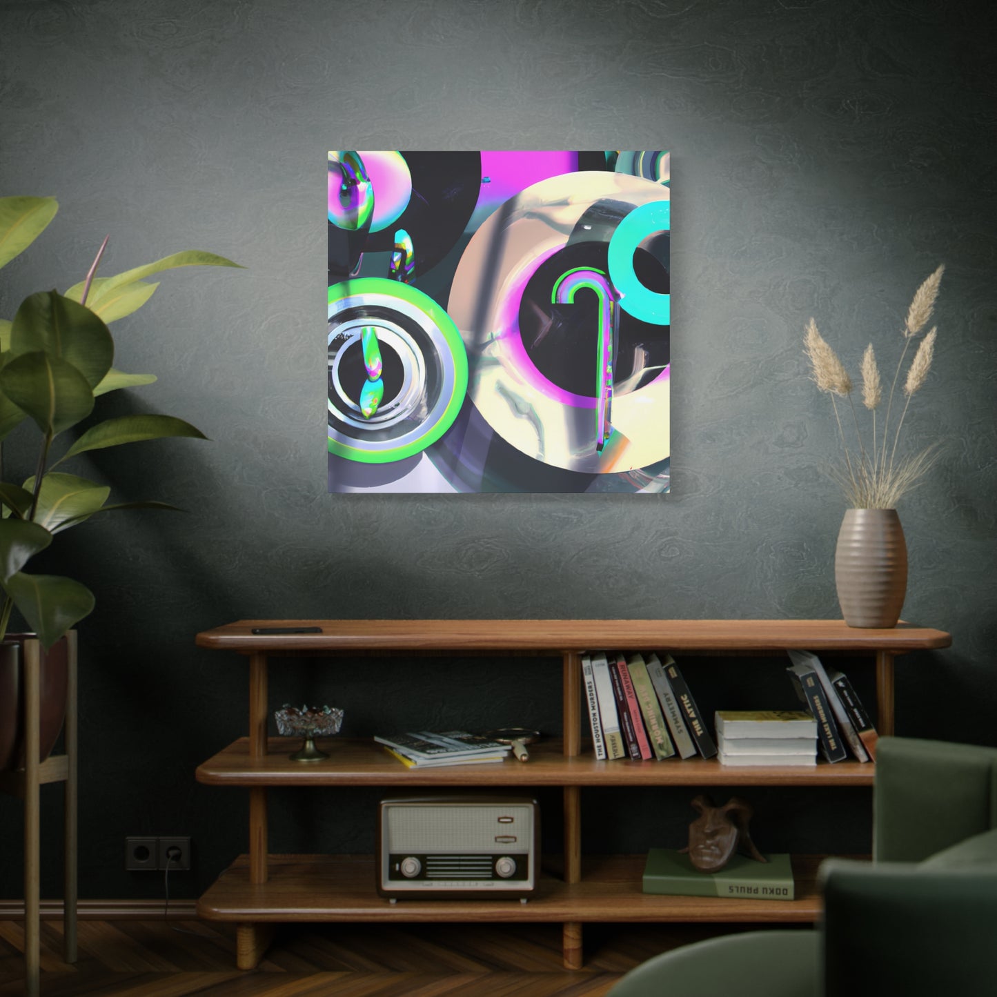 Neon Nexus 2 - on Canvas