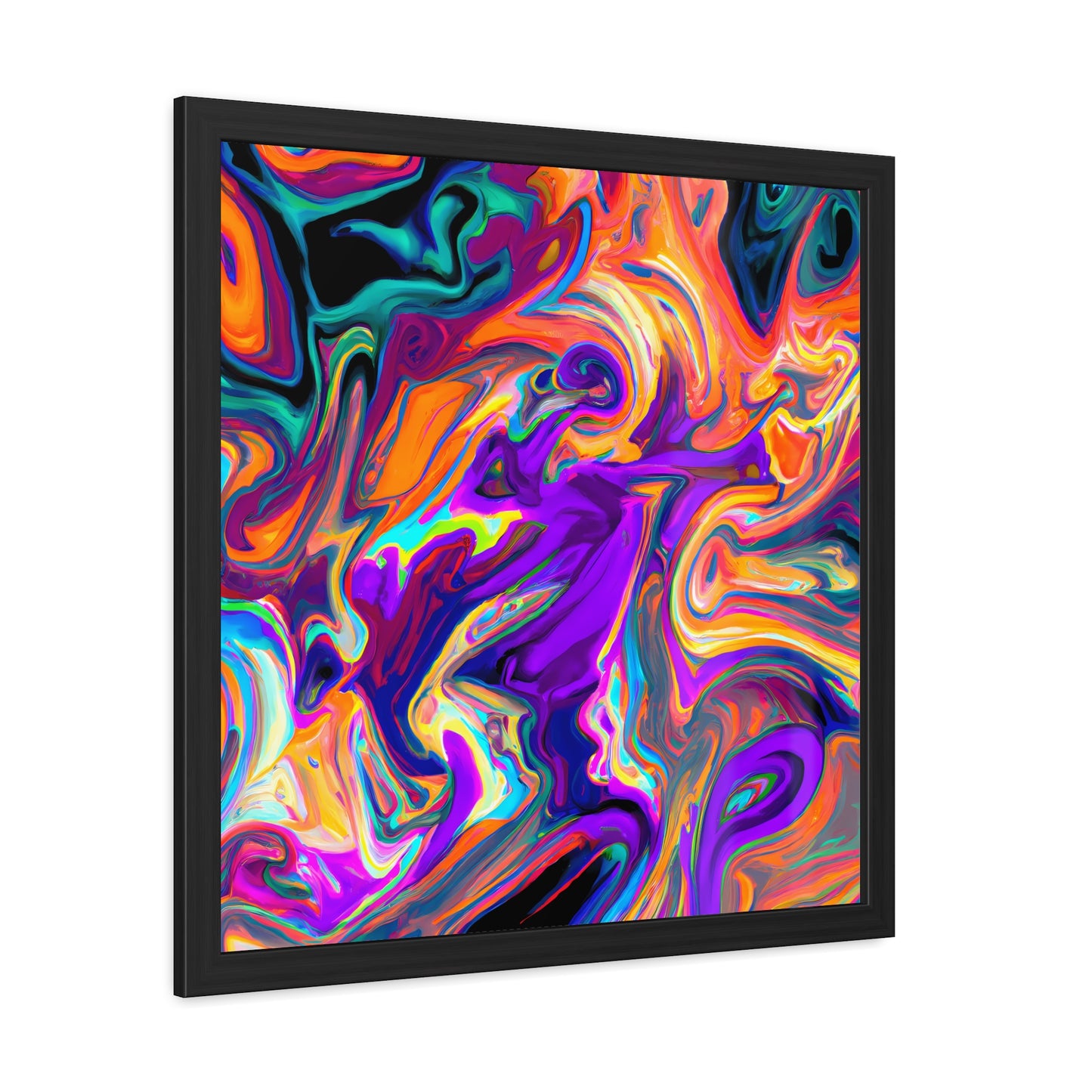 Fabstract 91 - on Framed Print