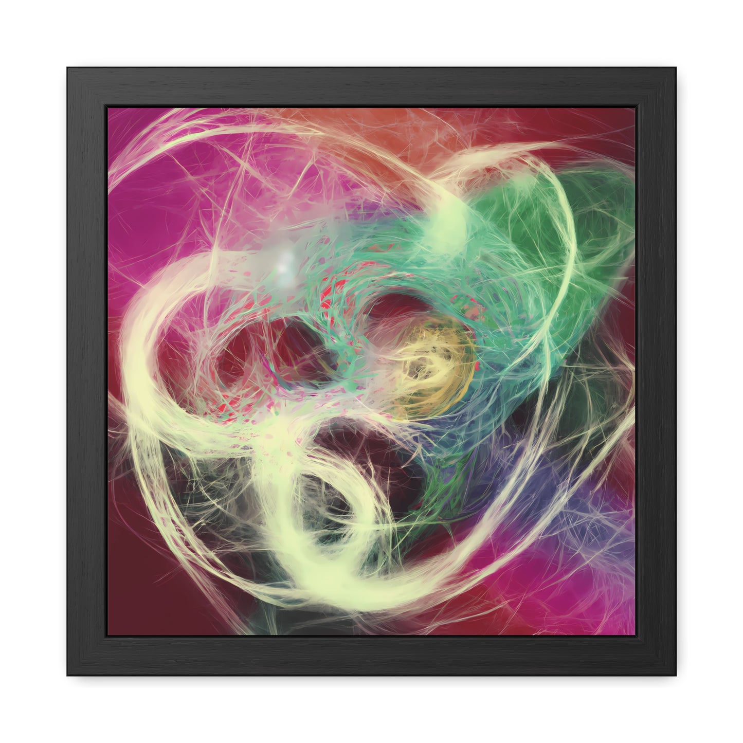 Fabstract 109 - on Framed Print