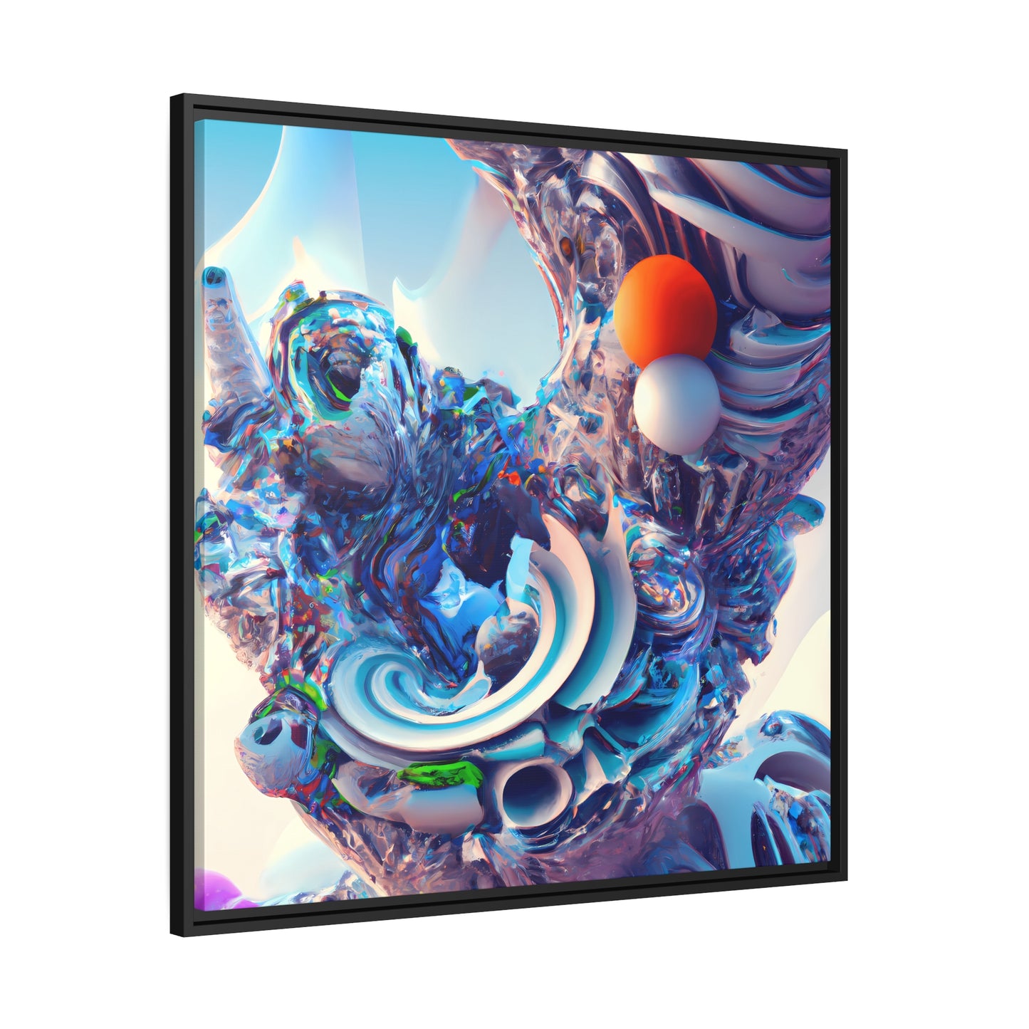 Temporal Flux 2 - on Framed Canvas