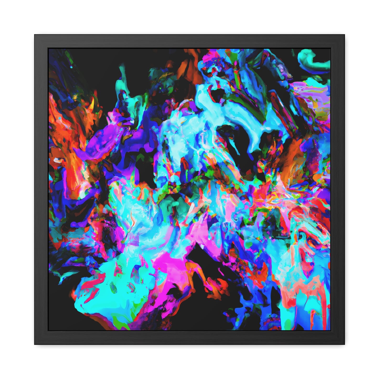 Fabstract 58 - on Framed Print