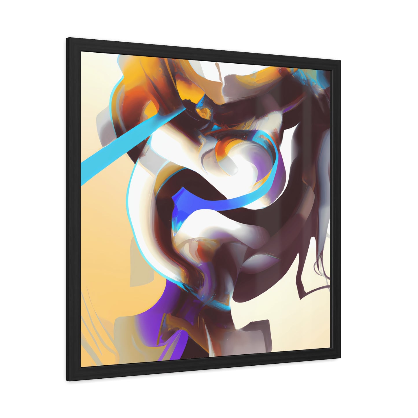 Fabstract 43 - on Framed Print