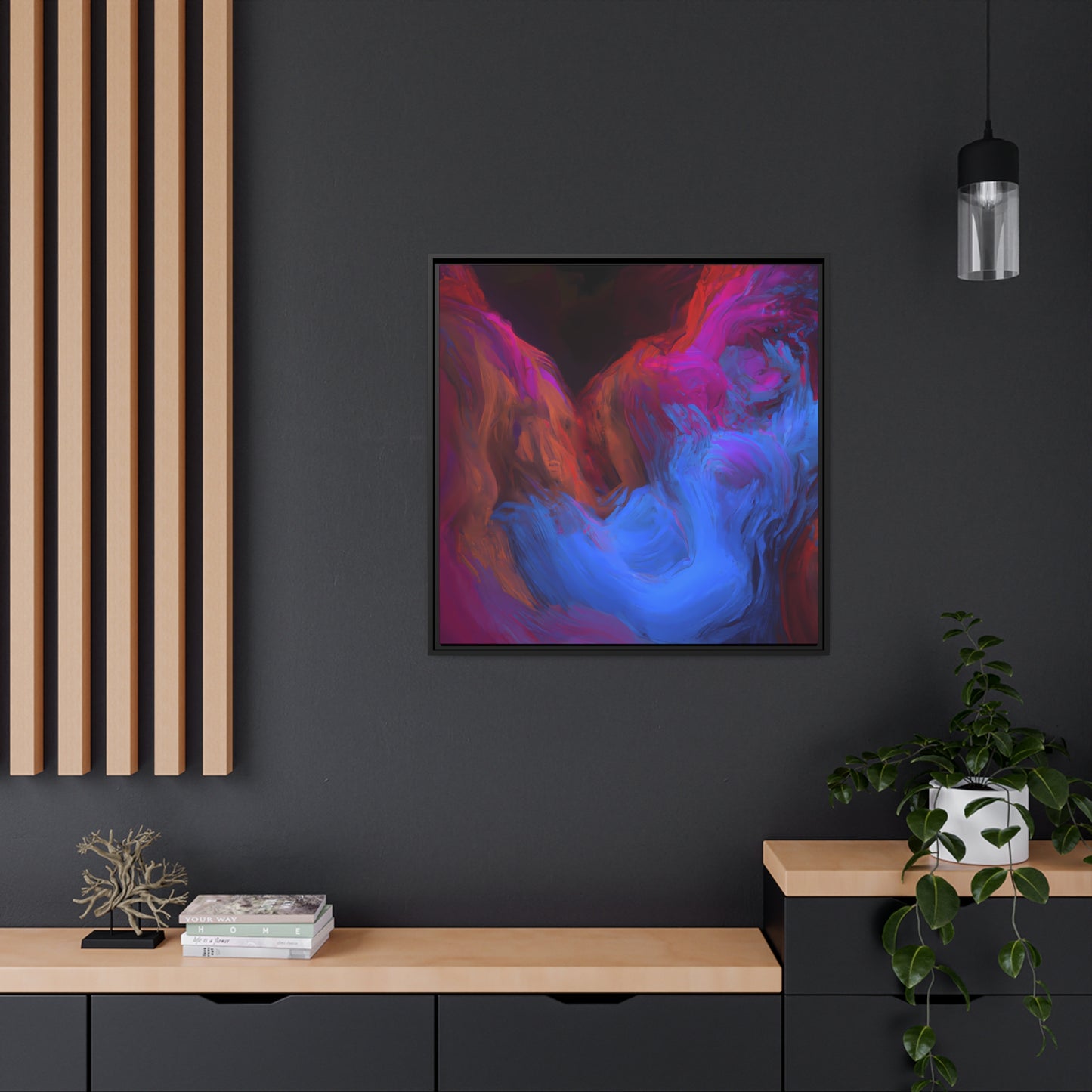 Quantum Euphoria 8 - on Framed Canvas