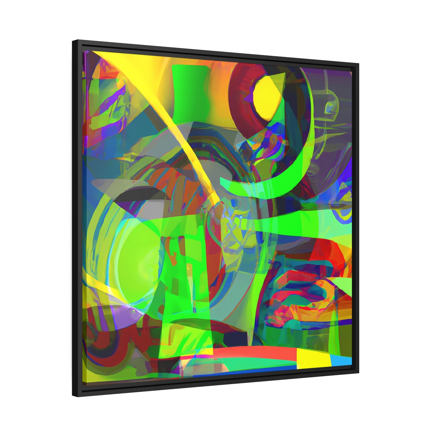 Future Graffiti 12 - on Framed Canvas