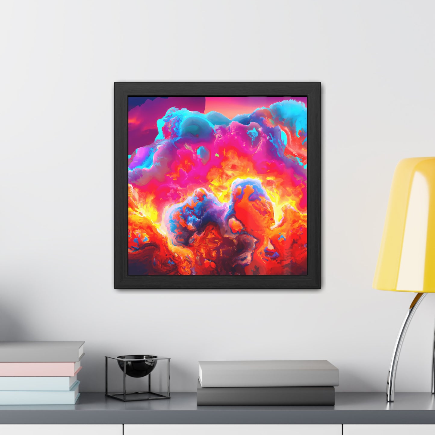 Fabstract 63 - on Framed Print