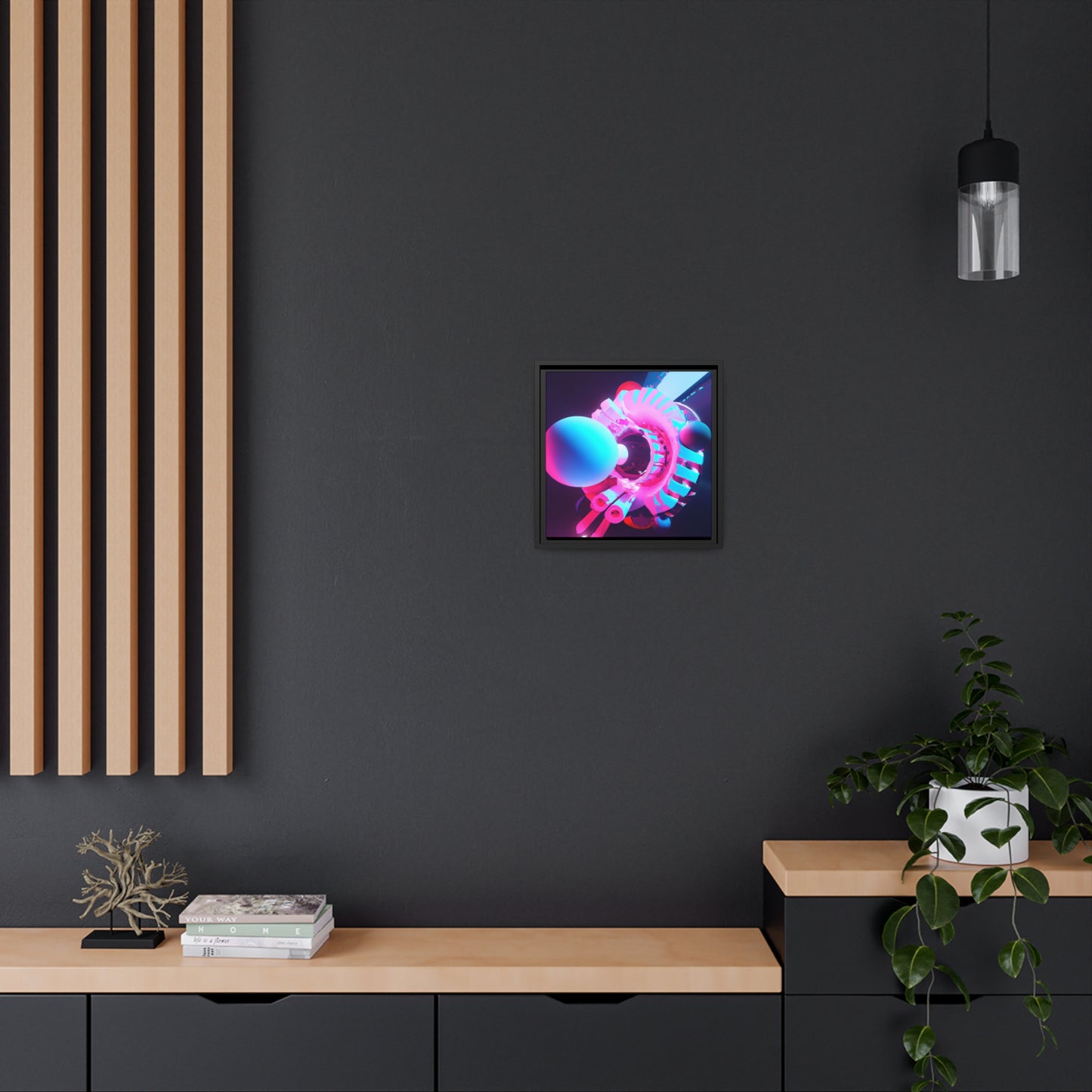 Temporal Flux 9 - on Framed Canvas