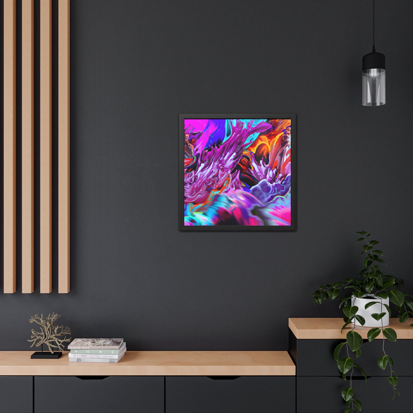 Fabstract 87 - on Framed Print