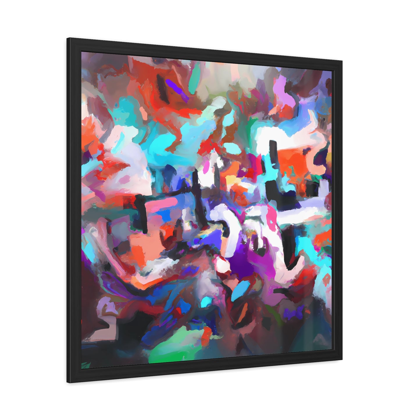 Fabstract 75 - on Framed Print