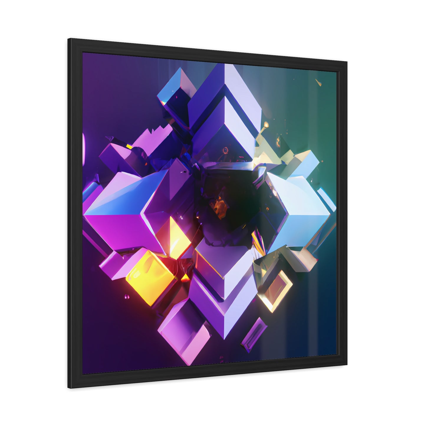 Temporal Flux 6 - on Framed Print