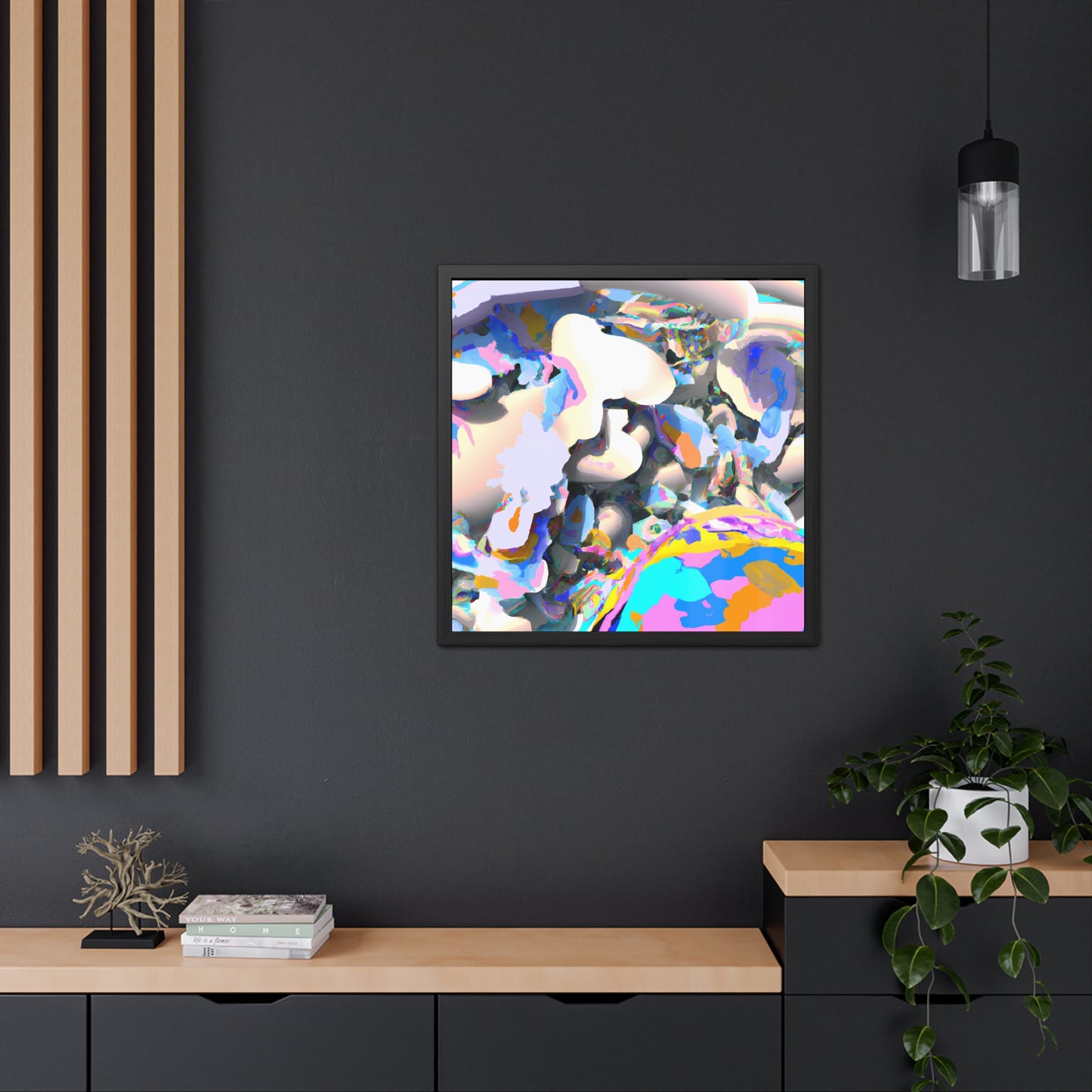 Neon Nexus 6 - on Framed Print